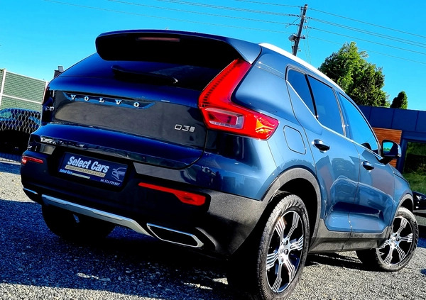 Volvo XC 40 cena 97900 przebieg: 143000, rok produkcji 2019 z Pyzdry małe 631